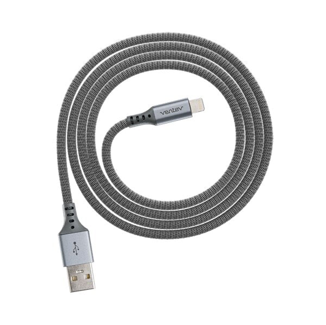 Cable de Aleacion Ventev de USB-C a Lightning de 4 pies -  Acero